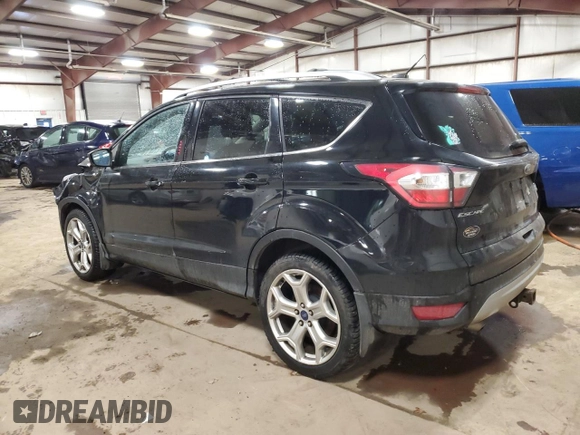 2017 Ford Escape Titanium with VIN 1FMCU9J91HUC68669, listed as a Copart auction lot 43190965 with 161,347 mi miles and Clean Title. Bid and sale history available at carsss.com. Image 2.