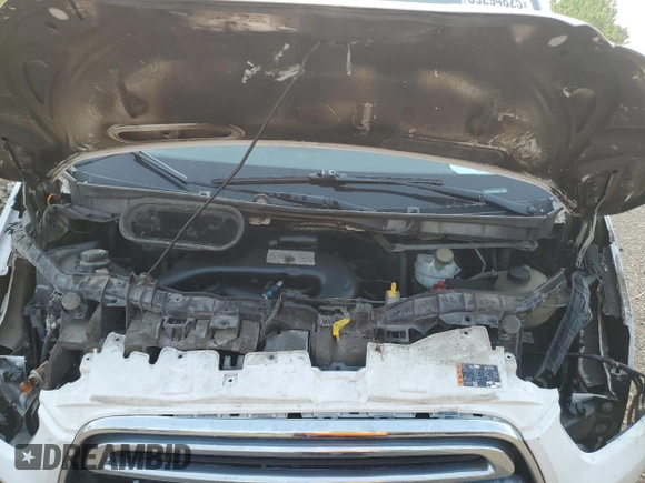 2019 Ford Transit with VIN 1FTYR2CM1KKA90561, listed as a Copart auction lot 59294825 with 221,303 mi miles and Salvage title. Bid and sale history available at DreamBid. Image 12.