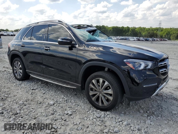 2022 Mercedes-Benz GLE 350 with VIN 4JGFB4JB9NA654259, listed as a Copart auction lot 56481405 with 21,142 mi miles and Salvage title. Bid and sale history available at DreamBid. Image 4.