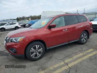 2017 Nissan Pathfinder SL with VIN 5N1DR2MM1HC609569, listed as a Copart auction lot 53081315 with 100,912 mi miles and Salvage Title. Bid and sale history available at carsss.com. Image 1.