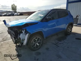 2025 Jeep Compass Limited with VIN 3C4NJDCN5ST510111, listed as a Copart auction lot 59439295 with 16,628 mi miles and Salvage title. Bid and sale history available at DreamBid. Image 1.