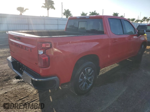 2024 Chevrolet Silverado 1500 LT with VIN 1GCPACEK3RZ331378, listed as a Copart auction lot 77314304 with Not Provided miles and Non Repairable. Bid and sale history available at DreamBid. Image 3.