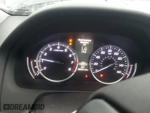 2020 Acura TLX with VIN 19UUB1F32LA016249, listed as a Copart auction lot 50505675 with 86,331 mi miles and Salvage Title. Bid and sale history available at carsss.com. Image 9.