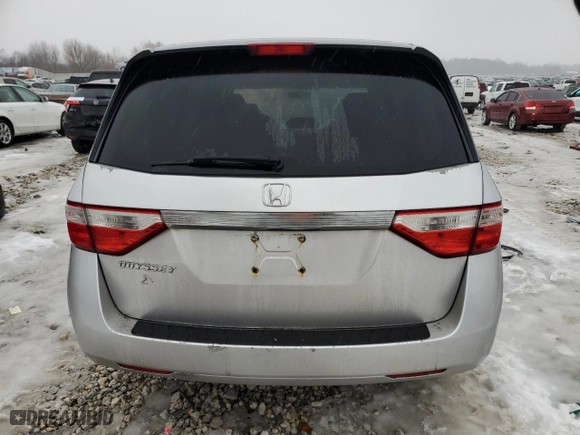 2011 Honda Odyssey LX with VIN 5FNRL5H24BB083387, listed as a Copart auction lot 43551985 with 0 mi miles and Salvage Title. Bid and sale history available at carsss.com. Image 6.