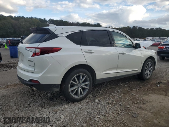 2021 Acura RDX w/Technology Package with VIN 5J8TC2H53ML030678, listed as a Copart auction lot 82257154 with 44,114 mi miles and Salvage Title. Bid and sale history available at carsss.com. Image 3.