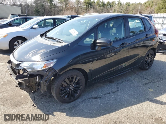 2018 Honda Fit Sport with VIN 3HGGK5H62JM705509, listed as a Copart auction lot 52516995 with 102,153 mi miles and Salvage Title. Bid and sale history available at carsss.com. Image 1.