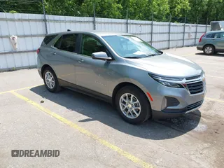 2023 Chevrolet Equinox LT with VIN 3GNAXKEG9PS134033, listed as a IAAI auction lot 42517627 with 43,987 mi miles and . Bid and sale history available at DreamBid. Image 1.