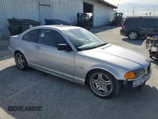 2002 BMW 3 Series 330Ci with VIN WBABN53432PH00160, listed as a Copart auction lot 42356525 with 184,495 mi miles and Salvage Title. Bid and sale history available at carsss.com. Image 4.