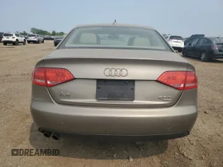 2011 Audi A4 Premium Plus with VIN WAUFFAFL4BN009433, listed as a Copart auction lot 59301185 with 122,158 mi miles and Salvage title. Bid and sale history available at DreamBid. Image 6.
