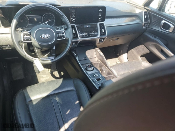 2021 Kia Sorento Hybrid EX with VIN KNDRH4LG4M5033284, listed as a Copart auction lot 60071784 with NaN miles and Salvage Title. Bid and sale history available at carsss.com. Image 8.