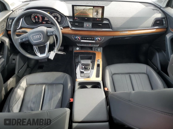 2023 Audi Q5 Premium Plus with VIN WA1BBAFY6P2041523, listed as a Copart auction lot 61055955 with 40,357 mi miles and Salvage title. Bid and sale history available at DreamBid. Image 8.