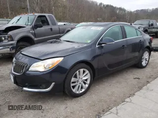 2014 Buick Regal with VIN 2G4GL5EX3E9322598, listed as a Copart auction lot 81448414 with 82,742 mi miles and Salvage Title. Bid and sale history available at DreamBid. Image 1.