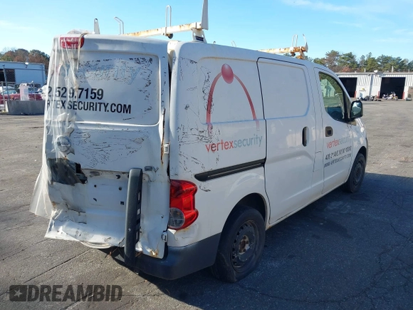 2015 Nissan NV200 SV with VIN 3N6CM0KN3FK691145, listed as a IAAI auction lot 40954033 with 108,309 mi miles and . Bid and sale history available at DreamBid. Image 4.