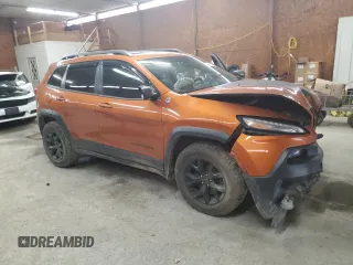 2014 Jeep Cherokee Trailhawk with VIN 1C4PJMBS0EW308775, listed as a Copart auction lot 60465125 with 117,326 mi miles and Salvage title. Bid and sale history available at DreamBid. Image 4.
