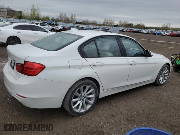 2013 BMW 3 Series 320i xDrive with VIN WBA3C3C59DF981328, listed as a Copart auction lot 57132395 with 152,458 mi miles and Salvage title. Bid and sale history available at DreamBid. Image 3.