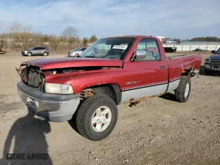 1997 Dodge Ram 1500 with VIN 1B7HF16Y5VJ548002, listed as a Copart auction lot 49436485 with 277,105 mi miles and Salvage Title. Bid and sale history available at carsss.com. Image 1.