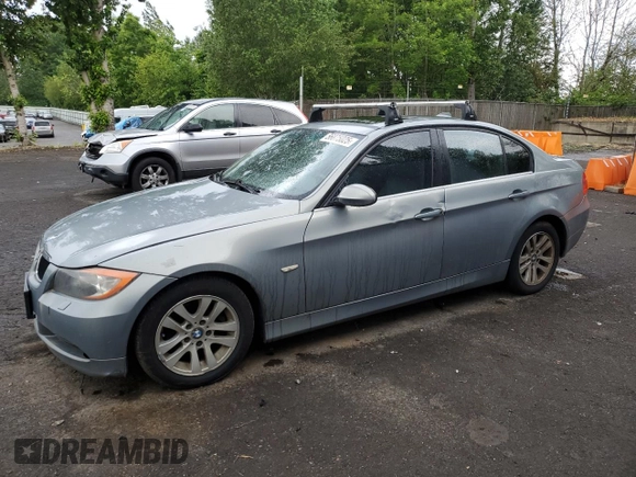 2006 BMW 3 Series 325i z VIN WBAVB13506KX39313, wystawiony jako Copart lot #56875025 z przebiegiem Nie podano mil oraz Szkoda całkowita • Salvage title. Historia ofert i sprzedaży dostępna na DreamBid. Obrazek 1.