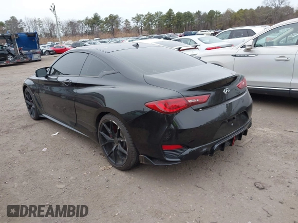 2018 Infiniti Q60 Luxe with VIN JN1EV7EL6JM391283, listed as a IAAI auction lot 41172440 with 70,015 mi miles and . Bid and sale history available at DreamBid. Image 3.