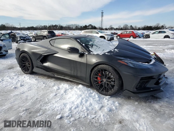 2021 Chevrolet Corvette 2LT z VIN 1G1YB2D49M5100539, wystawiony jako Copart lot #87811275 z przebiegiem 24 025 mil mil oraz Szkoda całkowita • Salvage title. Historia ofert i sprzedaży dostępna na DreamBid. Obrazek 4.