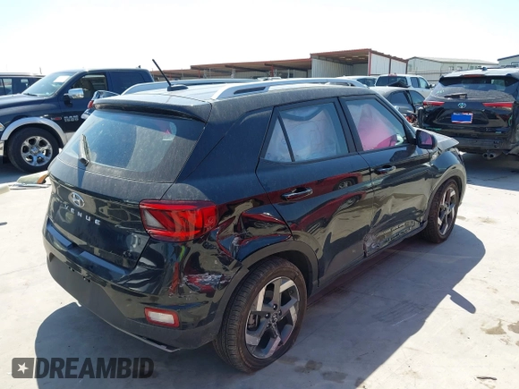 2023 Hyundai Venue Limited with VIN KMHRC8A37PU210079, listed as a IAAI auction lot 41761920 with 6,591 mi miles and . Bid and sale history available at DreamBid. Image 4.