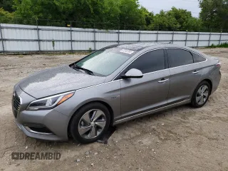 2017 Hyundai Sonata Hybrid Limited with VIN KMHE34L34HA072542, listed as a Copart auction lot 52259793 with 90,679 mi miles. Bid and sale history available at carsss.com. Image 1.