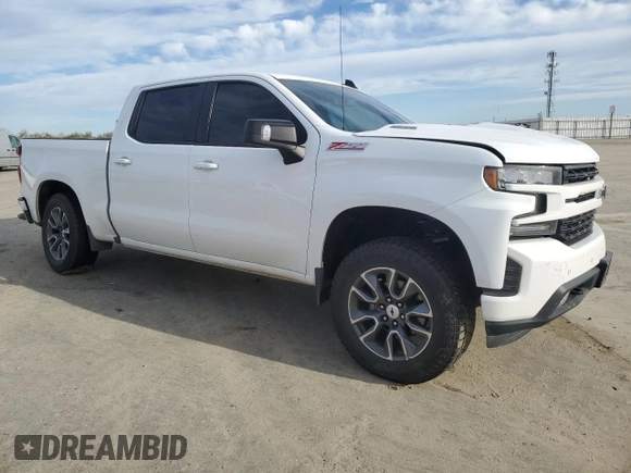 2021 Chevrolet Silverado 1500 RST with VIN 3GCUYEET4MG159681, listed as a Copart auction lot 47451705 with 107,966 mi miles and Salvage Title. Bid and sale history available at carsss.com. Image 4.