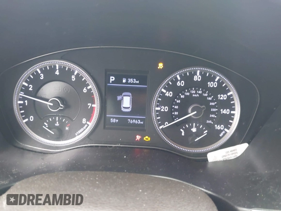 2019 Hyundai Santa Fe SE z VIN 5NMS23AD4KH130517, wystawiony jako IAAI lot #42324854 z przebiegiem 76 963 mil mil oraz . Historia ofert i sprzedaży dostępna na DreamBid. Obrazek 7.