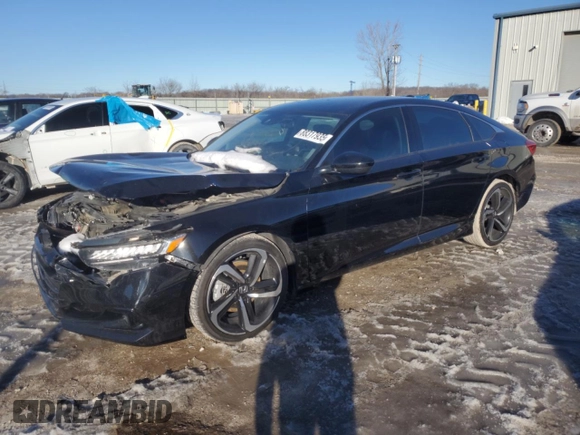 2022 Honda Accord Sedan Sport SE with VIN 1HGCV1F4XNA044816, listed as a Copart auction lot 88317935 with 44,106 mi miles and Salvage Title. Bid and sale history available at carsss.com. Image 1.
