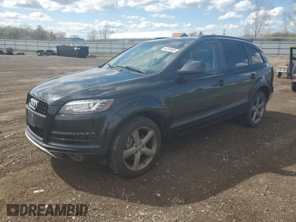 2015 Audi Q7 Premium Plus with VIN WA1LMAFE9FD018132, listed as a Copart auction lot 54209495 with 212,514 mi miles and Clean title. Bid and sale history available at DreamBid. Image 1.