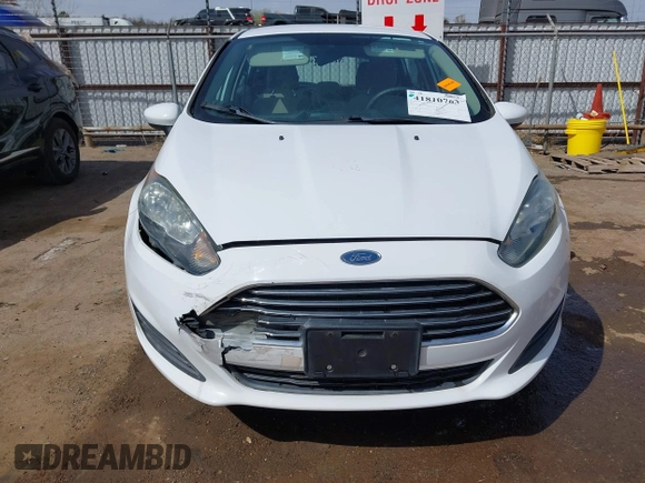 2017 Ford Fiesta SE with VIN 3FADP4EJ0HM110535, listed as a IAAI auction lot 41810763 with 58,317 mi miles. Bid and sale history available at carsss.com. Image 12.