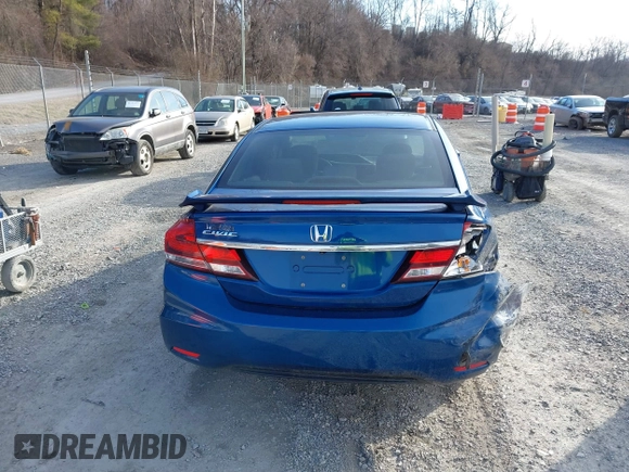 2015 Honda Civic EX with VIN 19XFB2F87FE040749, listed as a IAAI auction lot 41741707 with 67,790 mi miles and . Bid and sale history available at carsss.com. Image 16.