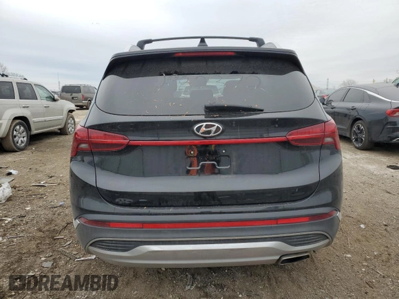 2022 Hyundai Santa Fe SEL with VIN 5NMS2DAJ7NH379569, listed as a Copart auction lot 89164455 with 79,858 mi miles and Salvage Title. Bid and sale history available at carsss.com. Image 6.