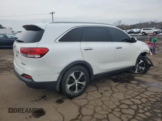 2016 Kia Sorento EX with VIN 5XYPHDA15GG010713, listed as a Copart auction lot 44855165 with 133,450 mi miles and Salvage Title. Bid and sale history available at carsss.com. Image 3.