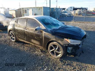 2019 Hyundai Veloster 2.0 with VIN KMHTG6AF6KU016662, listed as a IAAI auction lot 41354487 with 95,623 mi miles. Bid and sale history available at carsss.com. Image 1.