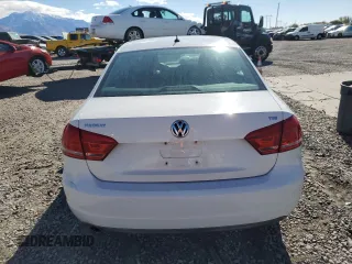 2014 Volkswagen Passat S with VIN 1VWAS7A38EC098620, listed as a Copart auction lot 79726784 with 117,448 mi miles and Salvage Title. Bid and sale history available at carsss.com. Image 6.