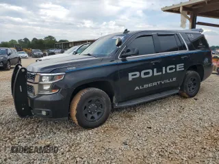 2019 Chevrolet Tahoe Commercial z VIN 1GNLCDEC8KR198072, wystawiony jako Copart lot #56941625 z przebiegiem Nie podano mil oraz Szkoda całkowita • Salvage title. Historia ofert i sprzedaży dostępna na DreamBid. Obrazek 1.