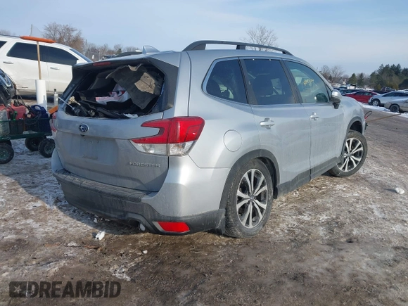 2020 Subaru Forester Limited with VIN JF2SKASC5LH429433, listed as a IAAI auction lot 41405014 with 70,470 mi miles. Bid and sale history available at carsss.com. Image 4.