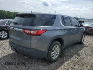2020 Chevrolet Traverse LS with VIN 1GNERFKW4LJ128179, listed as a Copart auction lot 67110854 with 104,919 mi miles and Salvage Title. Bid and sale history available at carsss.com. Image 3.
