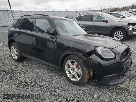 2025 MINI Countryman S with VIN WMZ23GA00S7P60432, listed as a Copart auction lot 53447665 with 6,456 mi miles and Salvage title. Bid and sale history available at DreamBid. Image 4.