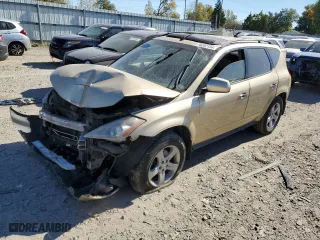 2004 Nissan Murano SL with VIN JN8AZ08W24W312850, listed as a Copart auction lot 75202134 with 0 mi miles and Clean Title. Bid and sale history available at carsss.com. Image 1.