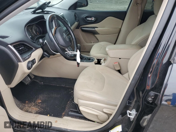2020 Jeep Cherokee Latitude with VIN 1C4PJLCB7LD581651, listed as a Copart auction lot 42816555 with 100,845 mi miles and Salvage Title. Bid and sale history available at DreamBid. Image 7.
