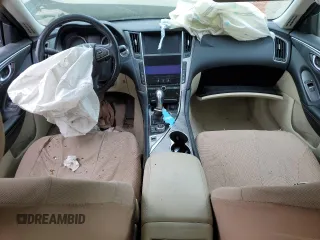2015 Infiniti Q50 Premium with VIN JN1BV7AR1FM393334, listed as a Copart auction lot 53774125 with Not provided miles and Salvage title. Bid and sale history available at DreamBid. Image 8.