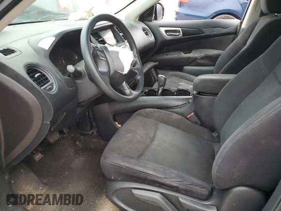2015 Nissan Pathfinder SV with VIN 5N1AR2MN0FC693392, listed as a Copart auction lot 44003025 with 0 mi miles and Salvage Title. Bid and sale history available at carsss.com. Image 7.