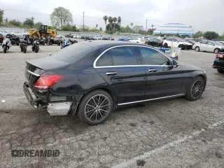2021 Mercedes-Benz C 300 with VIN W1KWF8DB4MR610817, listed as a Copart auction lot 57913455 with 40,810 mi miles and Salvage title. Bid and sale history available at DreamBid. Image 3.