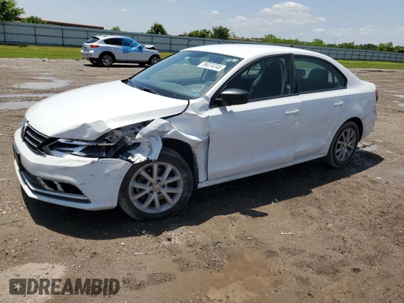 2015 Volkswagen Jetta SE with VIN 3VWD17AJ1FM295322, listed as a Copart auction lot 56074745 with 114,170 mi miles and Salvage title. Bid and sale history available at DreamBid. Image 1.