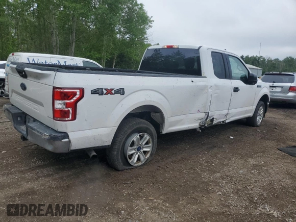 2020 Ford F-150 XL with VIN 1FTEX1E53LKE82970, listed as a Copart auction lot 61215625 with 271,846 mi miles and Clean title. Bid and sale history available at DreamBid. Image 3.