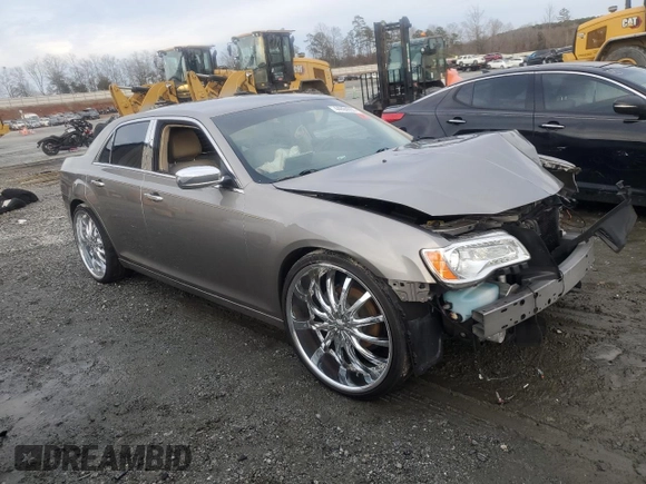 2014 Chrysler 300 with VIN 2C3CCAEG8EH156827, listed as a Copart auction lot 44994055 with 81,210 mi miles and Salvage Title. Bid and sale history available at carsss.com. Image 4.