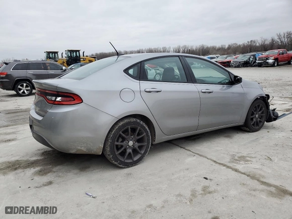 2015 Dodge Dart SE with VIN 1C3CDFAAXFD363875, listed as a Copart auction lot 44972065 with 43,029 mi miles and Salvage Title. Bid and sale history available at carsss.com. Image 3.