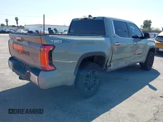 2022 Toyota Tundra Limited with VIN 5TFJA5AB6NX012246, listed as a IAAI auction lot 41868289 with 32,298 mi miles and . Bid and sale history available at DreamBid. Image 4.