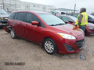 2012 Mazda 5 Sport with VIN JM1CW2BL0C0120903, listed as a IAAI auction lot 42418218 with 137,974 mi miles and . Bid and sale history available at DreamBid. Image 1.